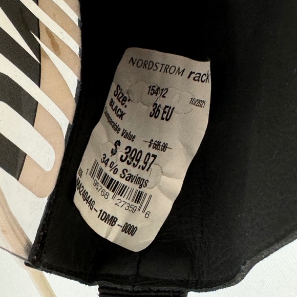 MOSCHINO Combat Lace Up Boots Logo Synthetic Patent Leather NEW Size 36 EU NEW - Picture 9 of 11